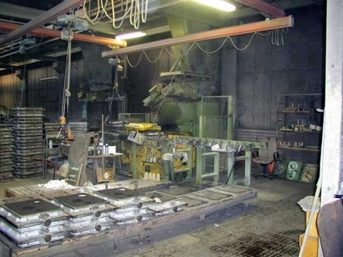 Chantier de moulage HWS/HSP1, hydraulique 500mm x 400mm